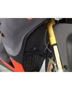 OSŁONA CHŁODNICY RG RACING APRILIA RSV4 BLACK
