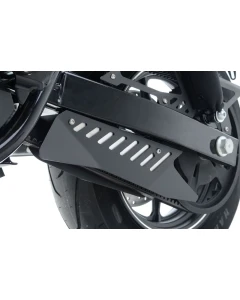 OSŁONA PASA NAPĘDOWEGO RG RACING HARLEY DAVIDSON STREET 500 14- /750 15-, GÓRNA CZĘŚĆ BLACK