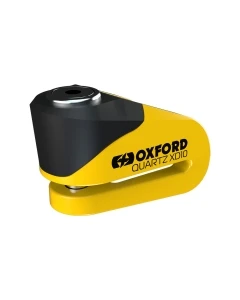 OXFORD BLOKADA TARCZY HAMULCOWEJ QUARTZ XD10 TRZPIEŃ 10MM, KOLOR ŻÓŁTY/CZARNY (STARY KOD: LK267)