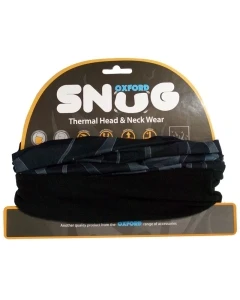 OXFORD KOŁNIERZ TERMICZNY SNUG FLAMES KOLOR CZARNY/SZARY