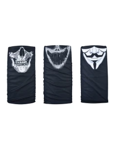 OXFORD KOŁNIERZ WIELOFUNKCYJNY WIATROODPORNY COMFY MASKS 3 SZTUKI W OPAKOWANIU KOLOR CZARNY/BIAŁY
