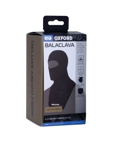 OXFORD KOMINIARKA Z MIKRO FIBRY Z DUŻYM OTWOREM NA OCZY DELUXE BALACLAVA MICRO FIBER KOLOR CZARNY ROZMIAR UNIWERSALNY