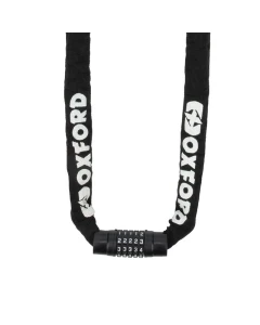 OXFORD ŁAŃCUCH ZABEZPIECZENIE ANTYKRADZIEŻOWE COMBI CHAIN 8, 8mm x 1.5m (ZAMKNIĘCIE NA SZYFR)