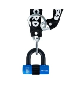 OXFORD ŁAŃCUCH ZABEZPIECZENIE ANTYKRADZIEŻOWE Z KŁÓDKĄ CHAIN 8, 8mm x 1000mm (ZAMKNIĘCIE NA KLUCZ)