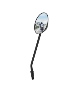 OXFORD LUSTERKO UNIWERSALNE ROUND PRAWE/LEWE M10X1,25 PRAWY GWINT KOLOR CZARNY