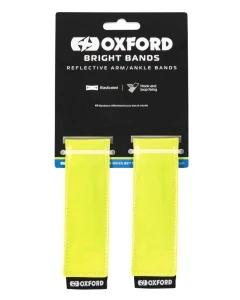 OXFORD OPASKI ODBLASKOWE NA RAMIĘ LUB ŁOKIEĆ KOLOR ŻÓŁTY FLUO - 2 SZTUKI