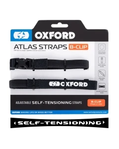 OXFORD PASY TRANSPORTOWE ATLAS B-CLIP 17MM X 1,2 M KOLOR CZARNY