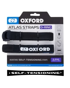 OXFORD PASY TRANSPORTOWE ATLAS D-RING 26MM X 1,2 M KOLOR CZARNY