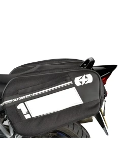 OXFORD SAKWY BOCZNE DUŻE F1 PANNIER LARGE 55L KOLOR CZARNY POJEMNOŚĆ 55 LITRÓW (ZASTĘPUJE OL434)