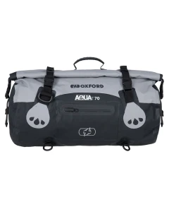 OXFORD TORBA AQUA T-70 ROLLBAG WODOODPORNA POJEMNOŚĆ 70L KOLOR CZARNY/SZARY