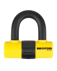 OXFORD ZABEZPIECZENIE ANTYKRADZIEŻOWE KŁÓDKA NA TARCZĘ HAMULCOWĄ HD MAX 14mm KOLOR ŻÓŁTY FLUO