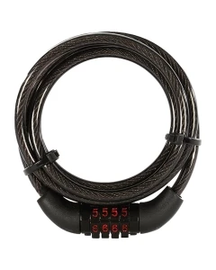 OXFORD ZABEZPIECZENIE ANTYKRADZIEŻOWE (LINKA) COMBI6 COMBINATION LOCK ZAMEK NA SZYFR 6MM X 1500MM KOLOR CZARNY
