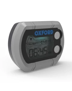 OXFORD ZEGAREK ELEKTRONICZNY Z TERMOMETREM KOLOR SREBRNY