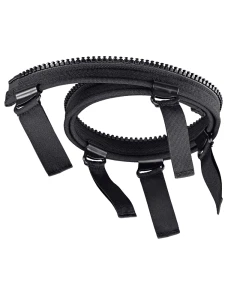 PAS DO POŁĄCZENIA KURTKI Z JEANSAMI HELD BLACK 64 CM