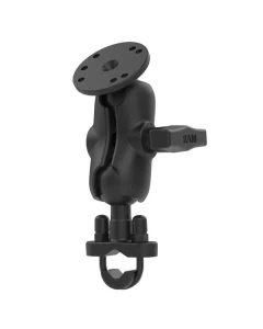 Podwójne mocowanie kulowe RAM® Handlebar U-Bolt z okrągłą płytką - rozmiar C krótki