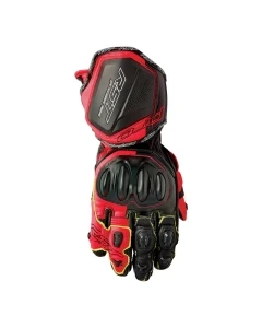RĘKAWICE MOTOCYKLOWE RST PRO SERIES GP D3O BLACK FLUO RED S