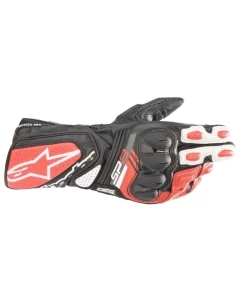 Rękawice Sportowe ALPINESTARS SP-8 V3 kolor biały/czarny/czerwony, rozmiar XL