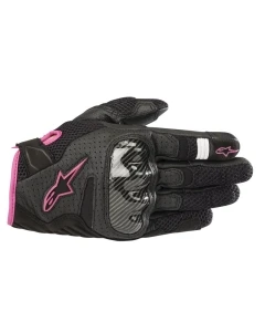 Rękawice Turystyczne ALPINESTARS STELLA SMX-1 AIR V2 kolor czarny/fioletowy, rozmiar M