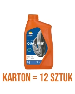 REPSOL OLEJ DO TELESKOPÓW / AMORTYZATORÓW / ZAWIESZENIA QUALIFIER FORK OIL SAE 10W 1L - KARTON 12 SZTUK