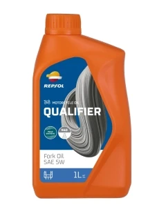 REPSOL OLEJ DO TELESKOPÓW / AMORTYZATORÓW / ZAWIESZENIA QUALIFIER FORK OIL SAE 5W 1L (12) - ZASTĘPUJE RP172L51