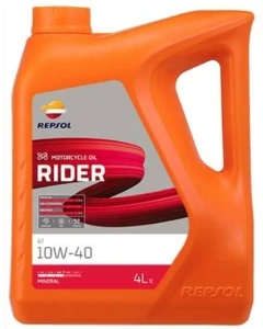 REPSOL OLEJ SILNIKOWY RIDER 4T 10W40 4L MA2 MINERALNY (5) ZASTĘPUJE RP165N54