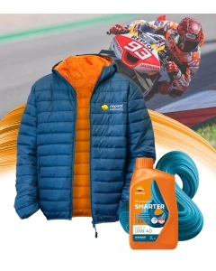 REPSOL PROMOCJA KURTKA ROZM. L + OLEJ SILNIKOWY 4T SMARTER SYNTHETIC 10W40 1L MA2 SYNTETYCZNY 40SZT