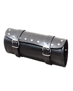 Sakwy skórzane TOOLER STUDS ADRENALINE, kolor czarny (1 l)