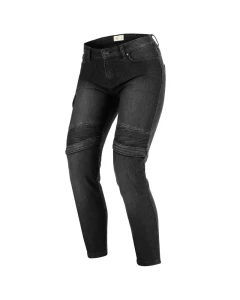 SPODNIE JEANS BROGER OHIO LADY TAPERED FIT WASHED BLACK W29L30