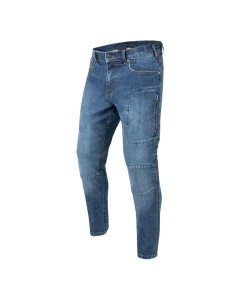 SPODNIE JEANS REBELHORN RAGE II TAPERED FIT WASHED BLUE W30L34