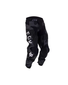 SPODNIE MOTOCYKLOWE JUNIOR FOX 180 BNKR BLACK CAMO Y26