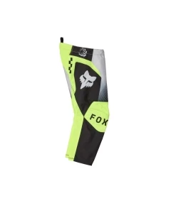 SPODNIE MOTOCYKLOWE JUNIOR FOX 180 COLLECT GREY/YELLOW K4