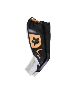 SPODNIE MOTOCYKLOWE JUNIOR FOX 180 NOBLE BLACK WHITE 24