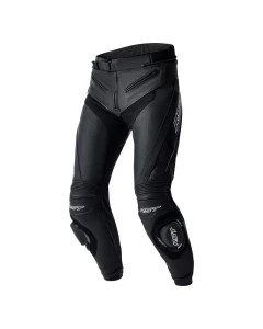 SPODNIE MOTOCYKLOWE SKÓRZANE RST TRACTECH EVO D3O BLACK WHITE XL