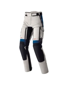 SPODNIE MOTOCYKLOWE TEKSTYLNE RST PRO SERIES ADVENTURE D3O SILVER BLUE M