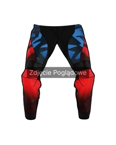 SPODNIE SKÓRZANE REBELHORN INFERNO BLACK/WHITE 50