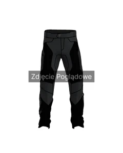 SPODNIE TEKSTYLNE REBELHORN HIFLOW V BLACK (DŁUGA NOGAWKA) S
