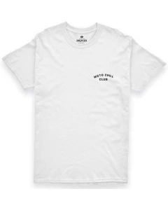 T-SHIRT BROGER RACER WHITE S