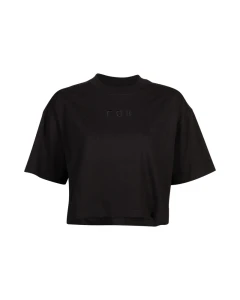 T-SHIRT DAMSKI FOX WORDMARK OS CROP BLACK M