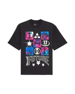 T-SHIRT FOX IMAGE COSMO MW OVERSIZED 1 BLACK L