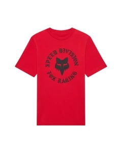 T-SHIRT JUNIOR FOX BADGE TIBETAN RED YS