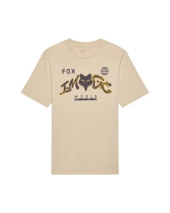 T-SHIRT JUNIOR FOX IMAGE PRINT TAN YL