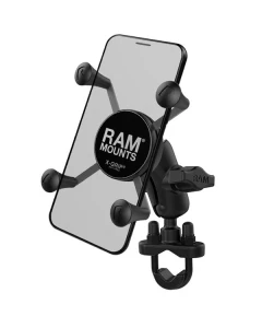 Uchwyt na telefon RAM® X-Grip® z podstawą U-Bolt na kierownicę - krótki