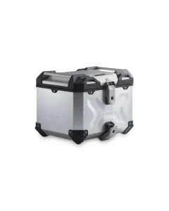 ZESTAW KUFRA CENTRALNEGO TRAX ADV SW-MOTECH HONDA NC 750X/750S (16-) SILVER