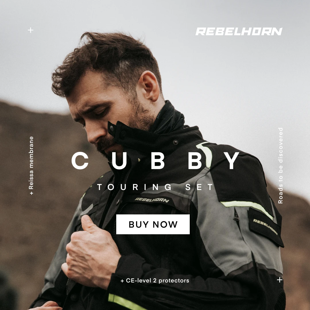 Rebelhorn Cubby IV dobrze tekstylna kurtka motocyklowa przeznaczona do turystyki